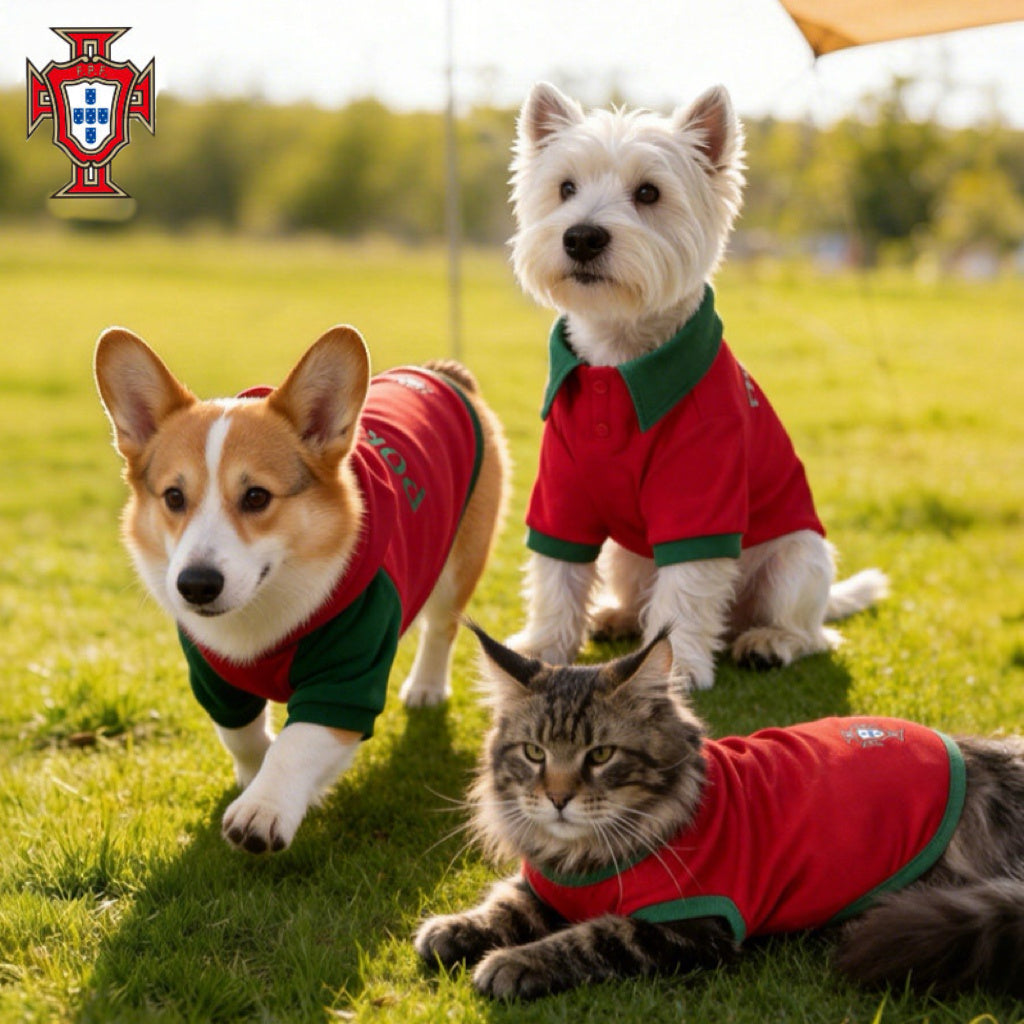World Cup Portugal Team Dog & Cat Summer Vest