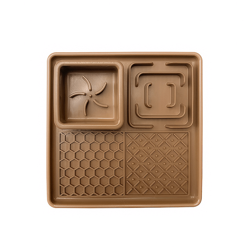 Slow Feeder Bowl, Silicone Lick Mat with Suction Cups for Dog Cat -