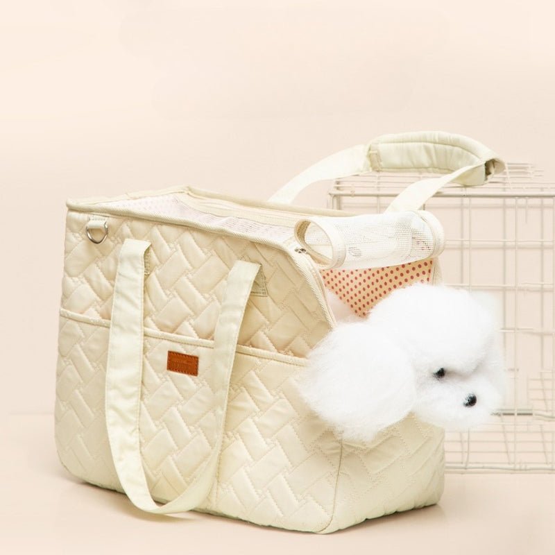 Pet Carrier With Adjustable Straps for Small Dog Cat Breathable -