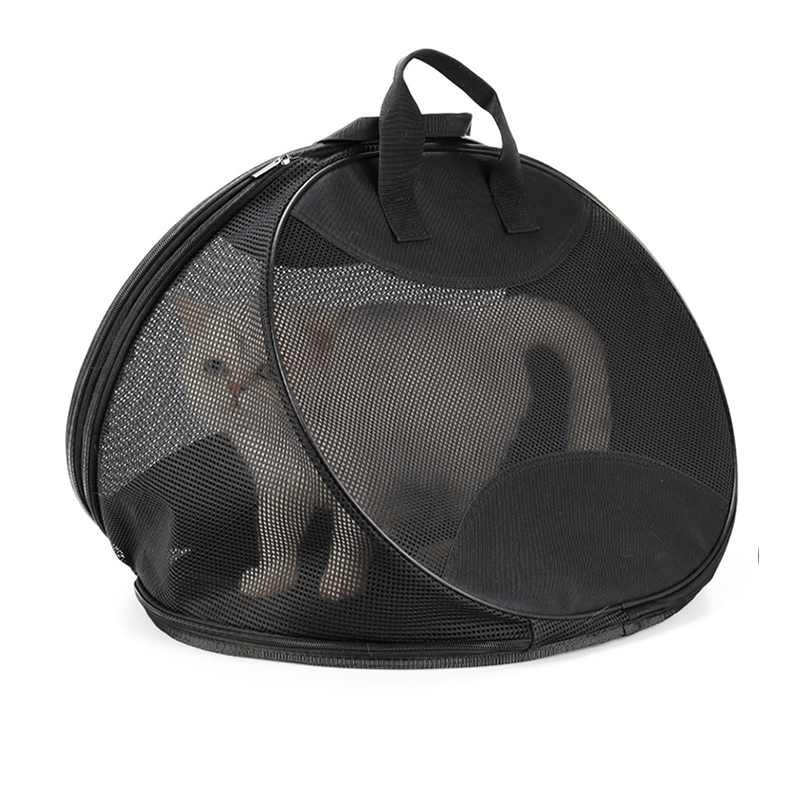 Foldable Breathable Travel Bag Large Capacity Portable Pet Carrier Tote -
