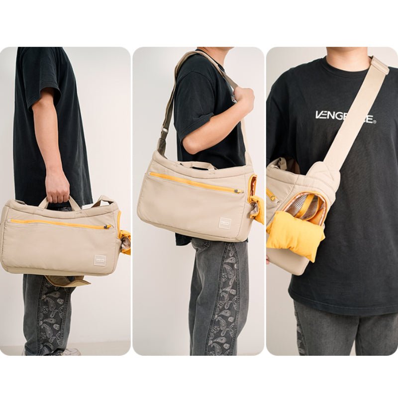 Soft Pet Carrier Outing Portable Bag Kahki -