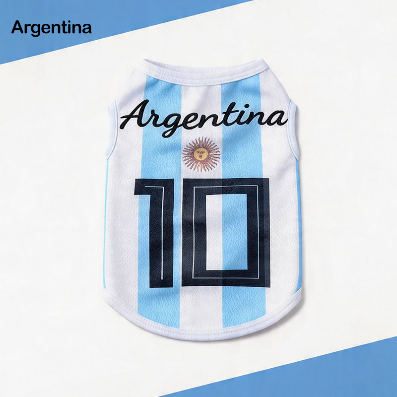World Cup Mesh Vest Small Medium Dog & Cat Breathable Summer
