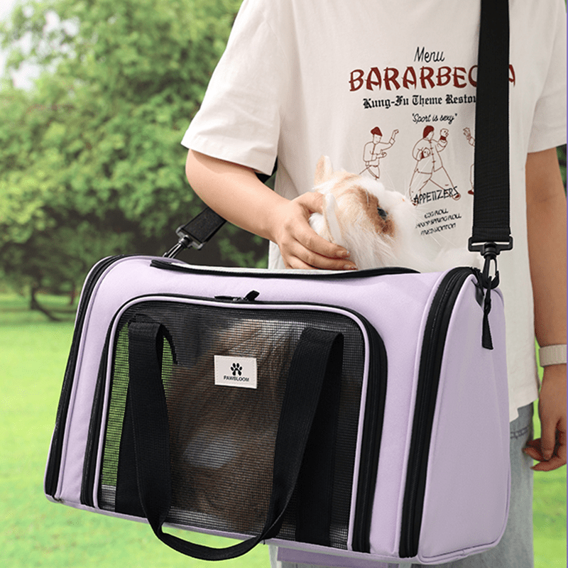 Breathable Travel Bag Large Portable Pet Carrier Backpack -