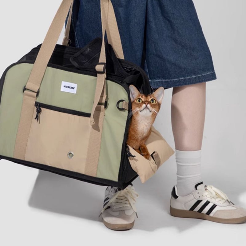 Soft - Sided Cat Carrier – Portable, Comfy & Ventilated -