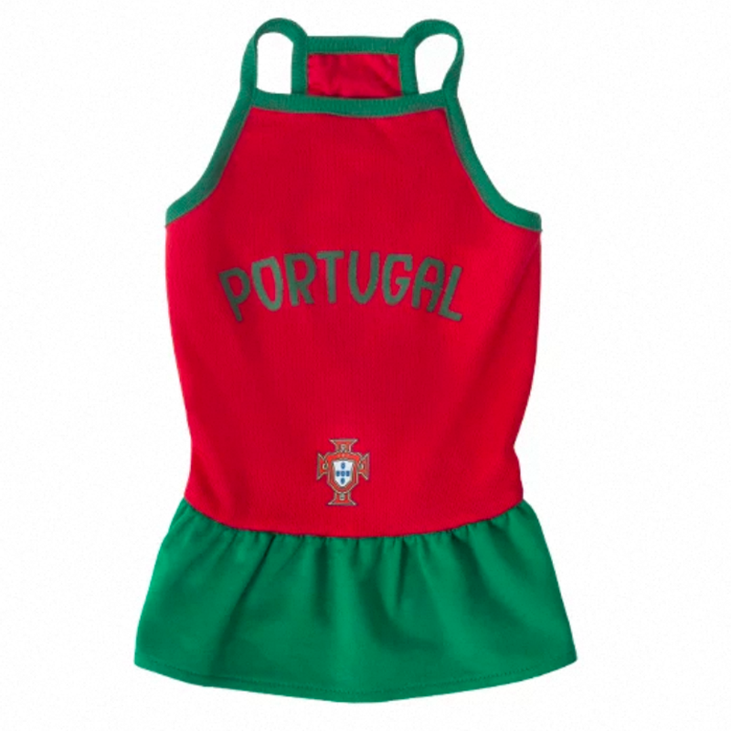 World Cup Portugal Team Dog & Cat Suspender Dress Summer