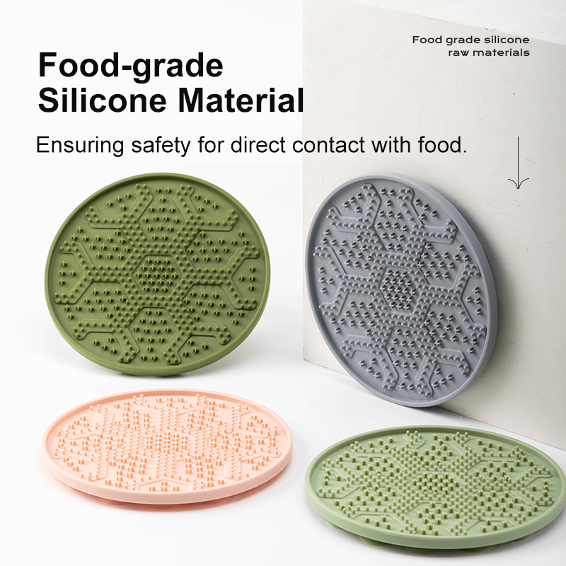 Silicone Lick Mat for Dog Cat Slow Feeder Pad Non - slip -