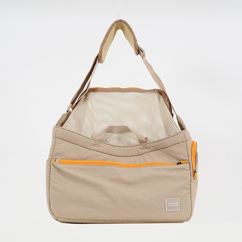 Soft Pet Carrier Outing Portable Bag Kahki -