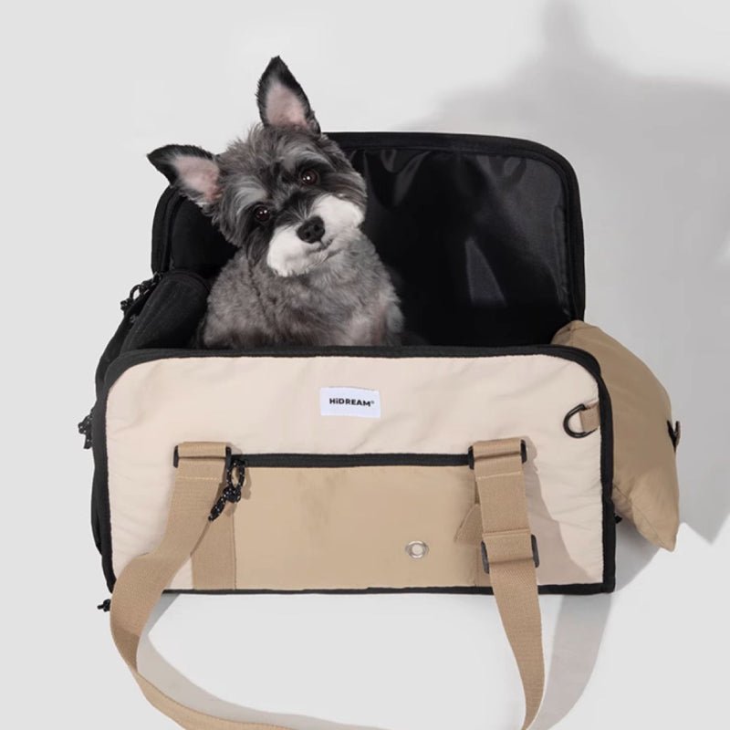 Multi - use Breathable Pet Carrier Going Out Handbag Car Seat -