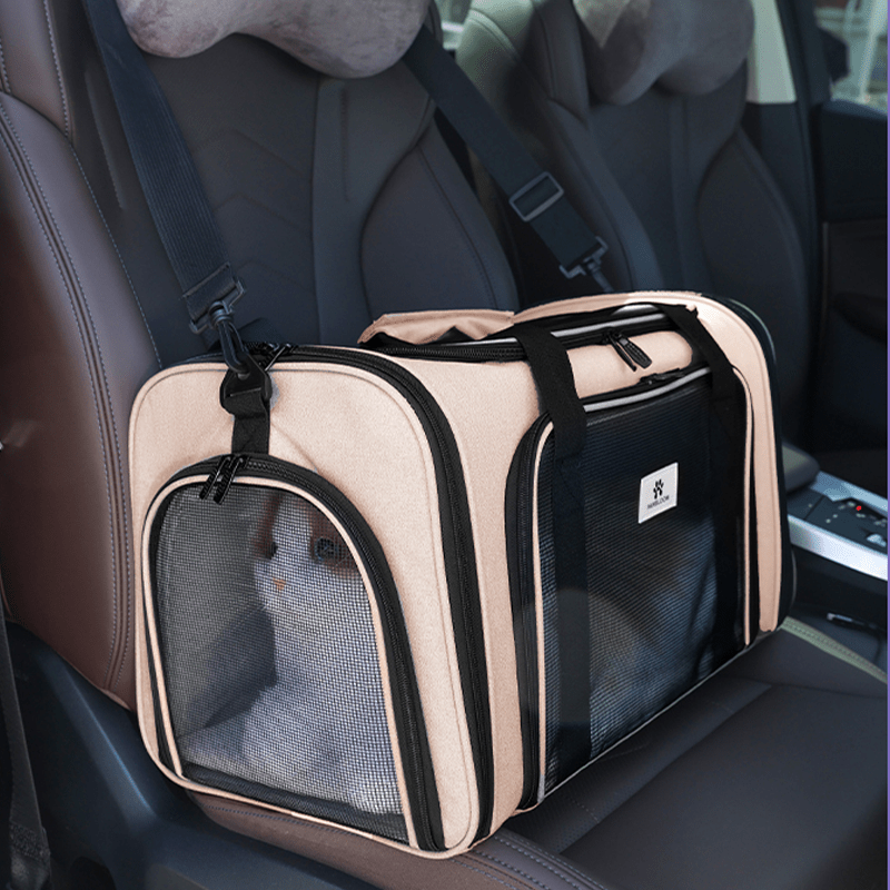Breathable Travel Bag Large Portable Pet Carrier Backpack -