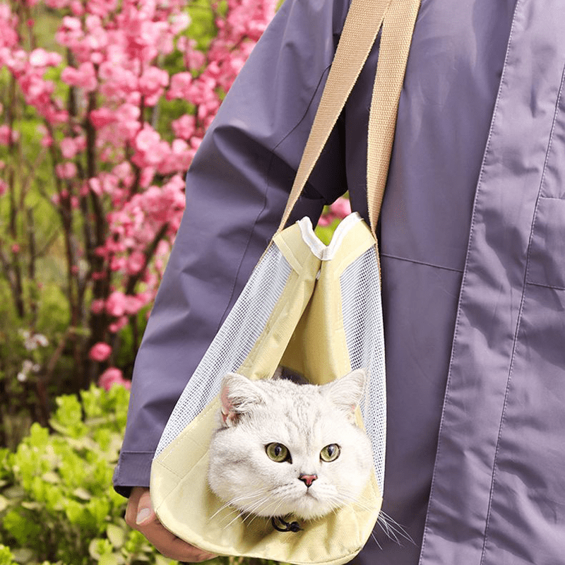 Ventilated Large Capacity Travel Bag Portable Pet Carrier Tote -