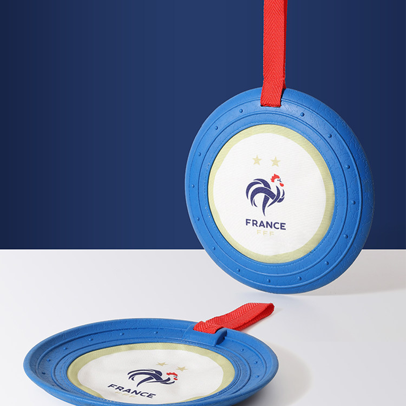 World Cup France Team Dog Flying Disc Durable Training Toy Outdoor