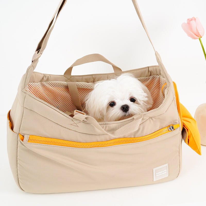 Soft Pet Carrier Outing Portable Bag Kahki -