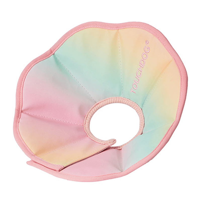 Cotton Recovery Cone Iridescent Elizabeth Collar Pet for Cats and Dogs -