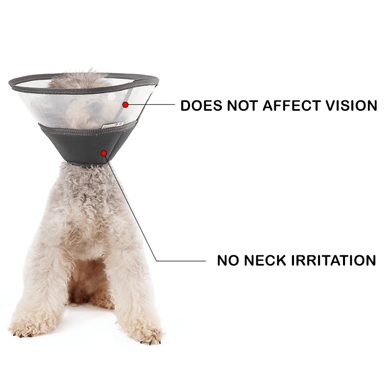 Protective Elizabeth Collar Dog Cone Anti - Bite Lick Scratch -