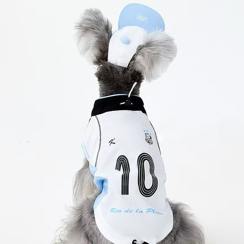 World Cup Jersey Vest Small Medium Dogs Breathable Summer
