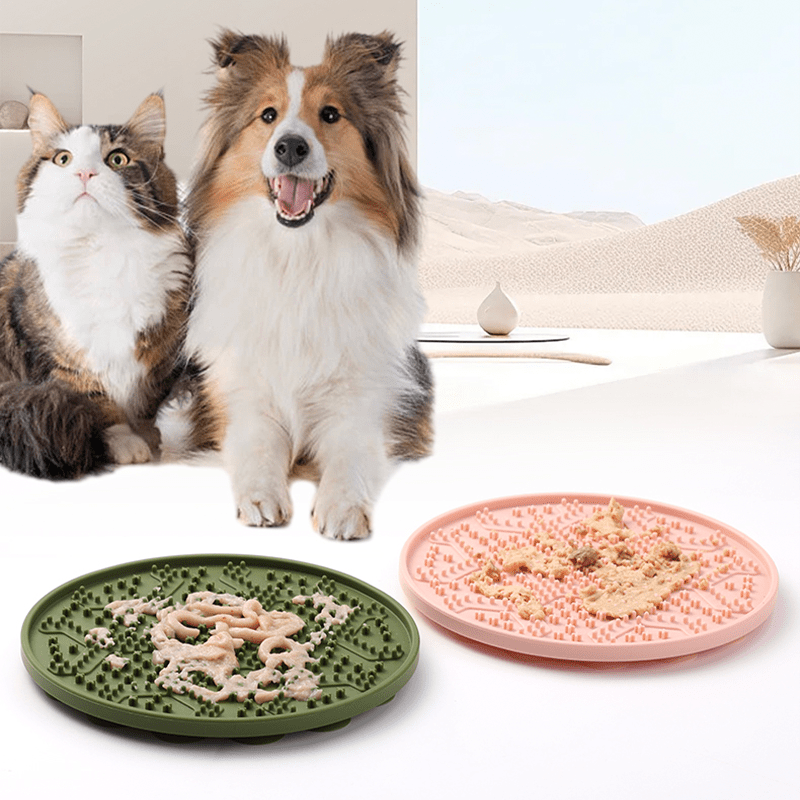 Silicone Lick Mat for Dog Cat Slow Feeder Pad Non - slip -