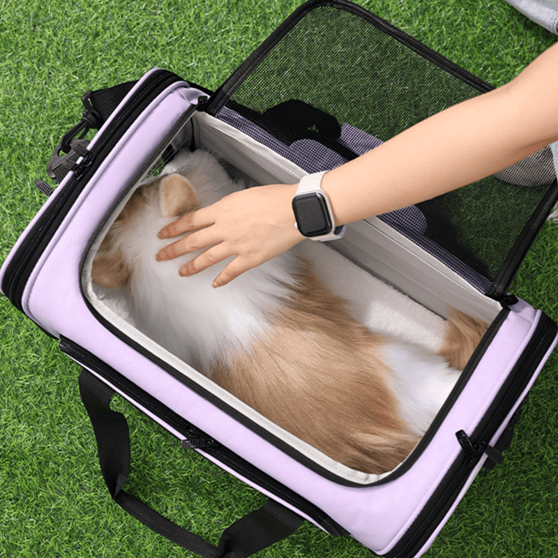 Breathable Travel Bag Large Portable Pet Carrier Backpack -