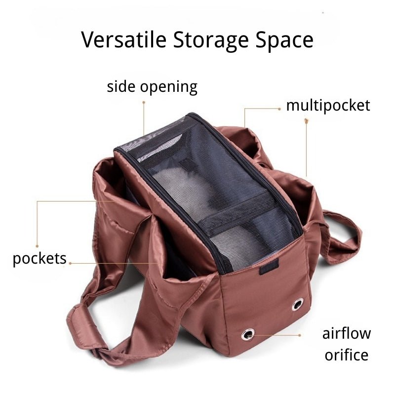 Breathable Pet Carrier for Small Dog Cat Under 13.2 lb Waterproof -