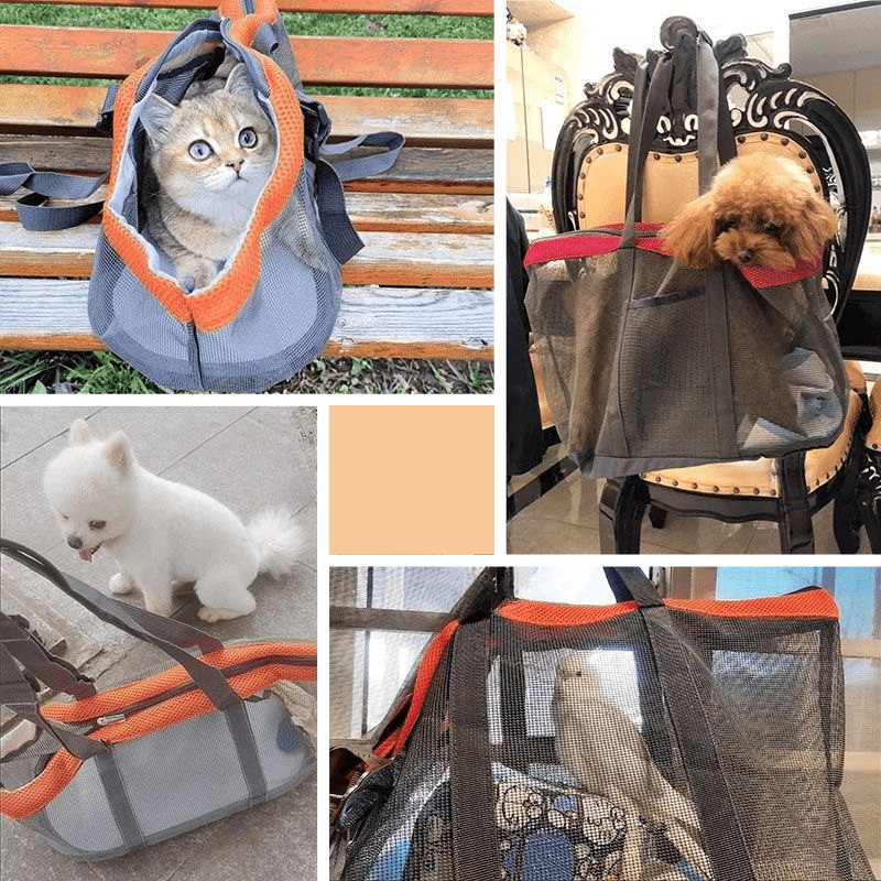 Breathable Summer Travel Bag Large Capacity Portable Pet Shoulder Tote -