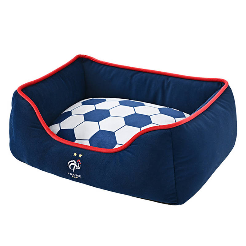 World Cup France Team Dogs Square Bed Soft Sofa Bed