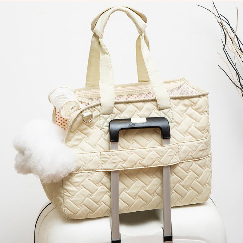 Pet Carrier With Adjustable Straps for Small Dog Cat Breathable -