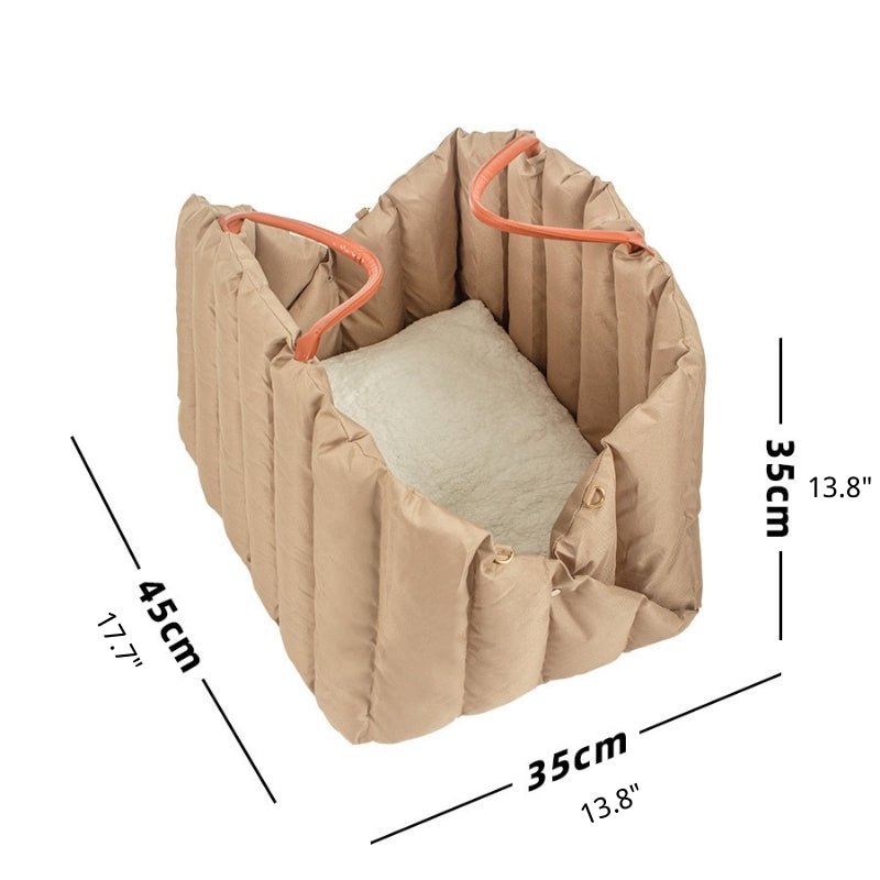 Pet Carrier Oxford Cloth Anti - scratch With Furry Pad for Small Pet -