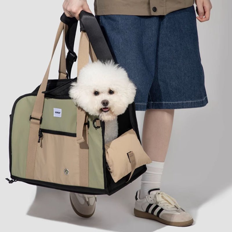 Multi - use Breathable Pet Carrier Going Out Handbag Car Seat -