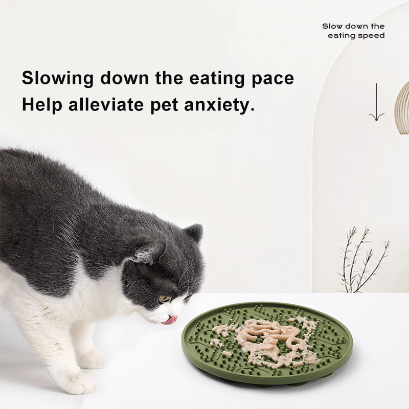 Silicone Lick Mat for Dog Cat Slow Feeder Pad Non - slip -