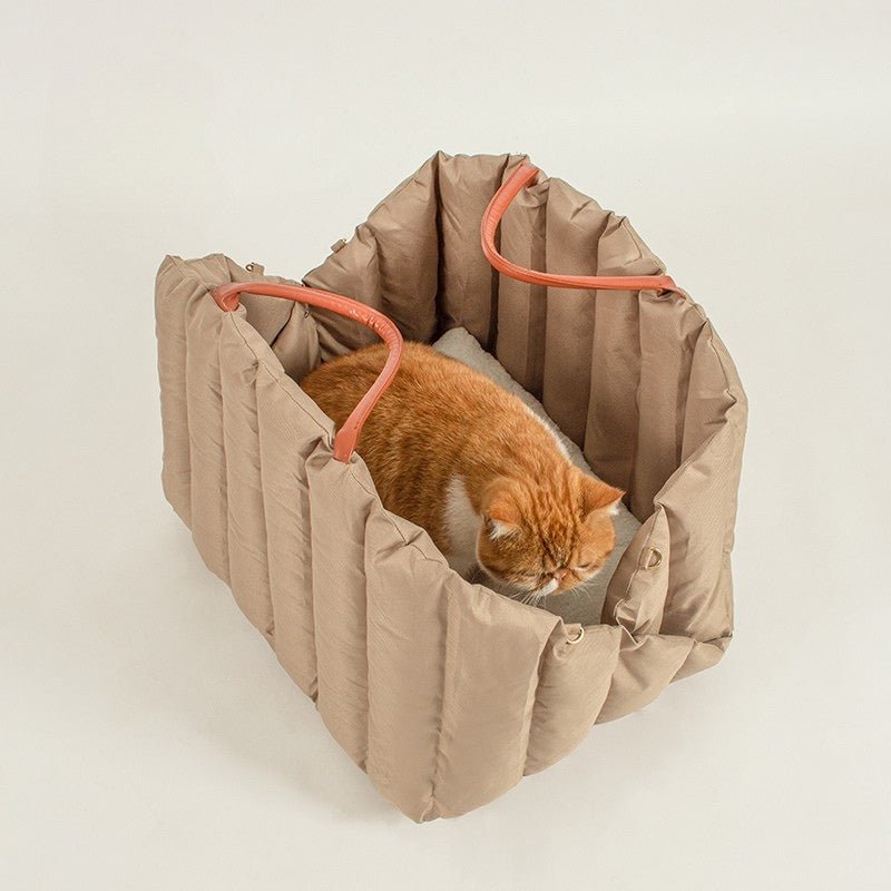 Pet Carrier Oxford Cloth Anti - scratch With Furry Pad for Small Pet -