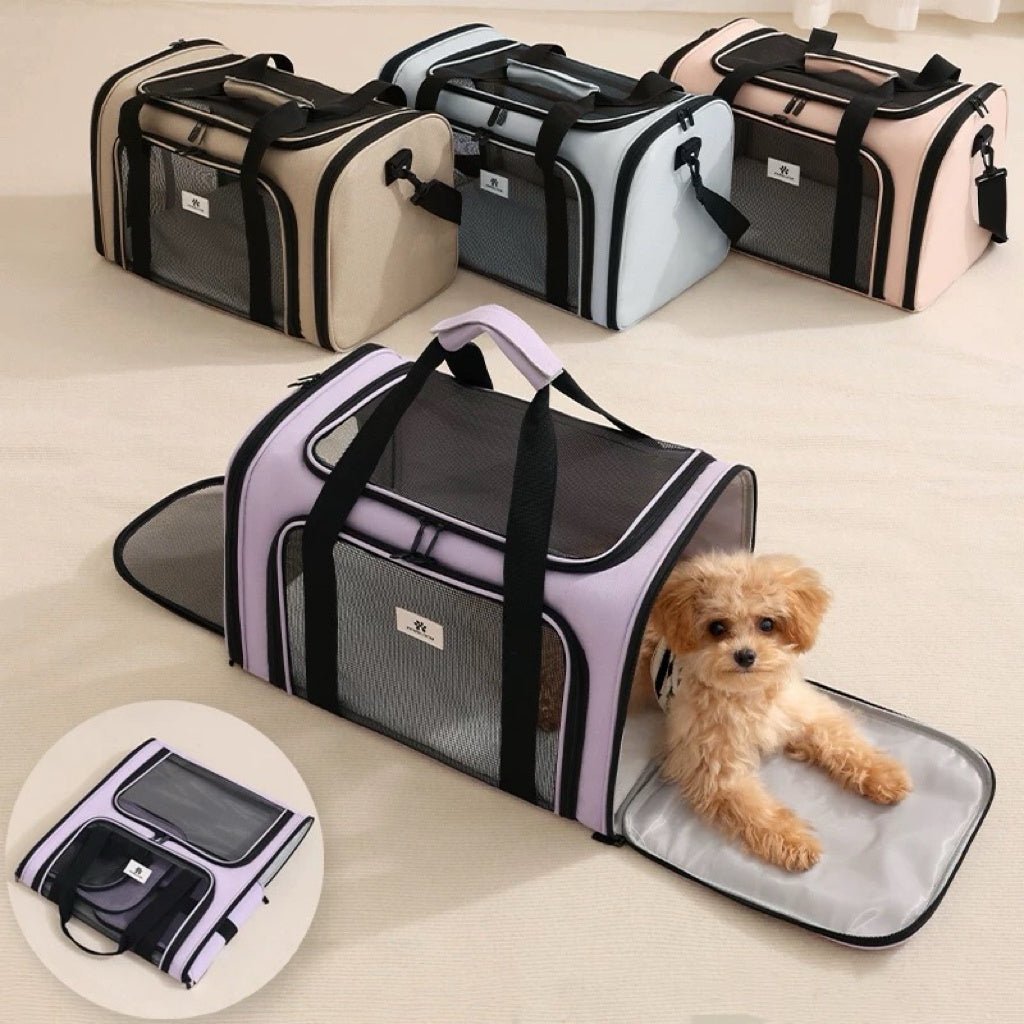 Breathable Travel Bag Large Portable Pet Carrier Backpack -