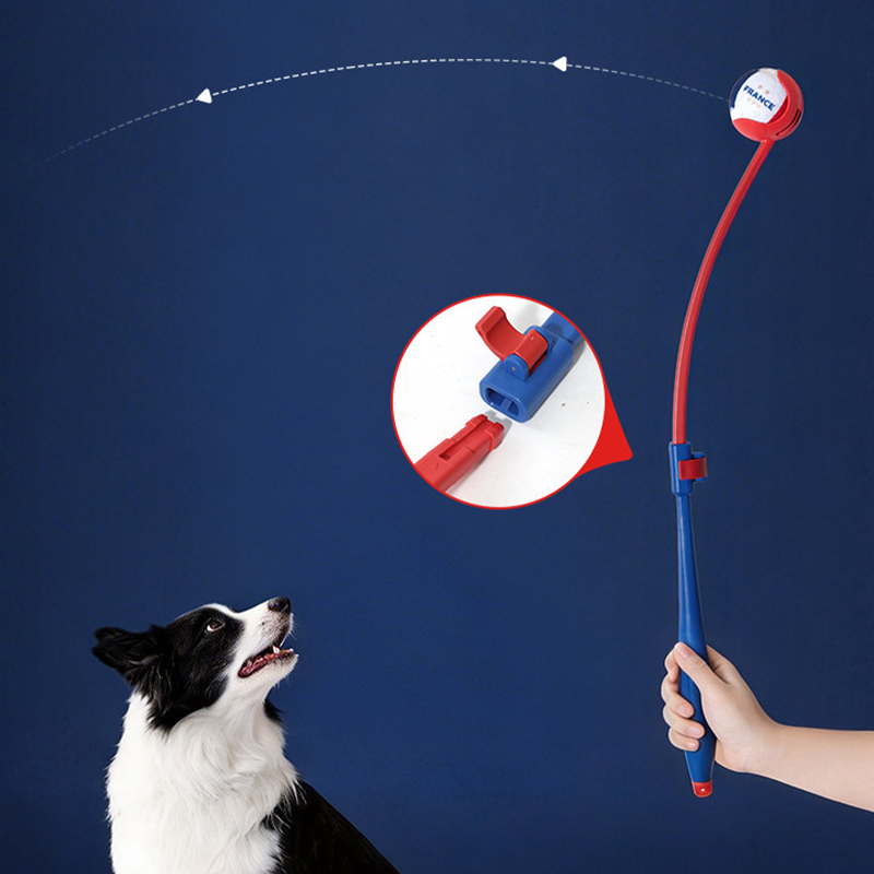 World Cup France Team Dog Tennis Ball Launcher Training Toy