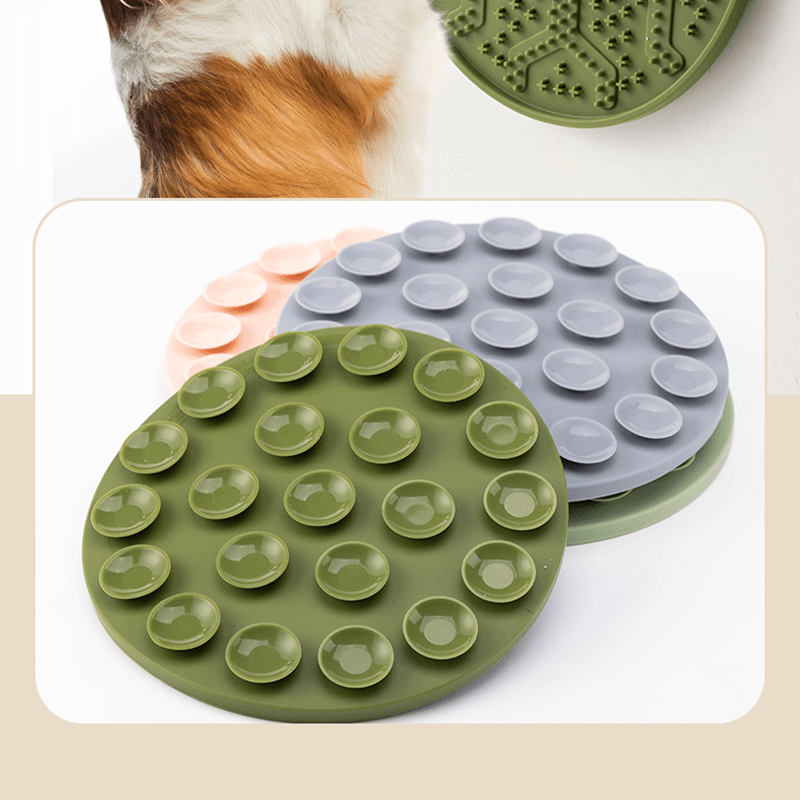 Silicone Lick Mat for Dog Cat Slow Feeder Pad Non - slip -