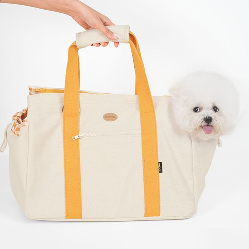 Soft Pet Carrier Outing Breathable Portable Bag Orange -