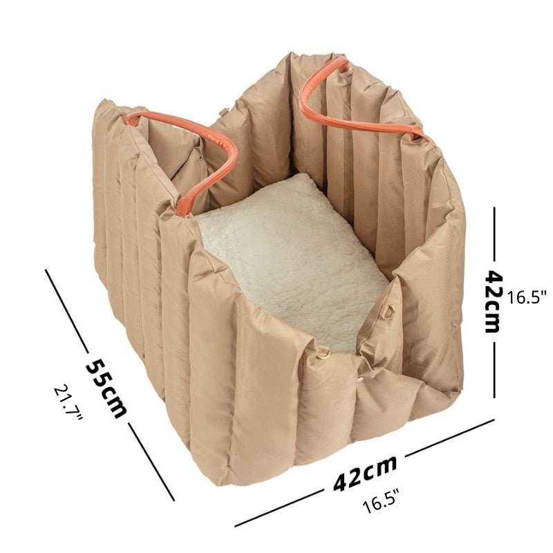 Pet Carrier Oxford Cloth Anti - scratch With Furry Pad for Small Pet -